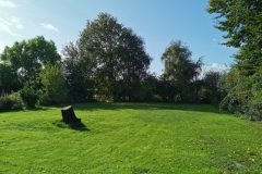 Gartenansicht von der Auffahrt